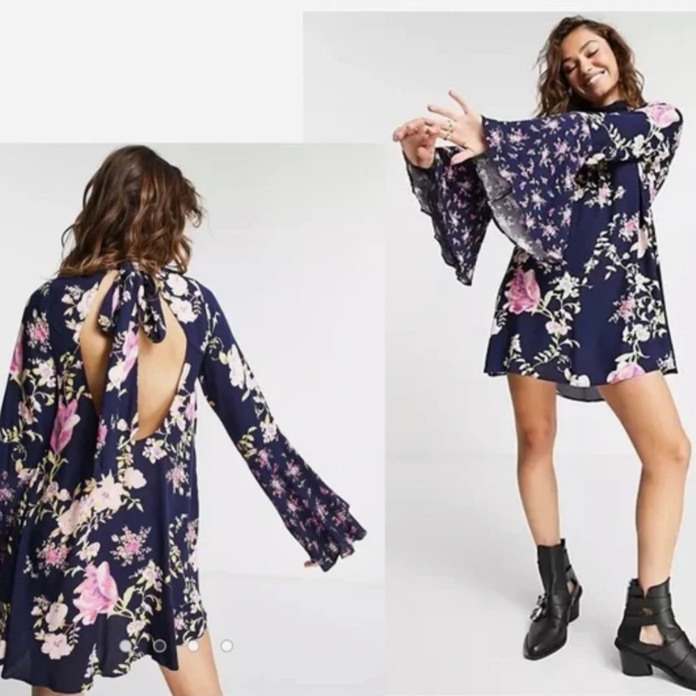 NWT Free People Floral Tunic